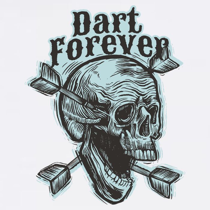 Dart Forever Skull Garment-Dyed Sweatshirt