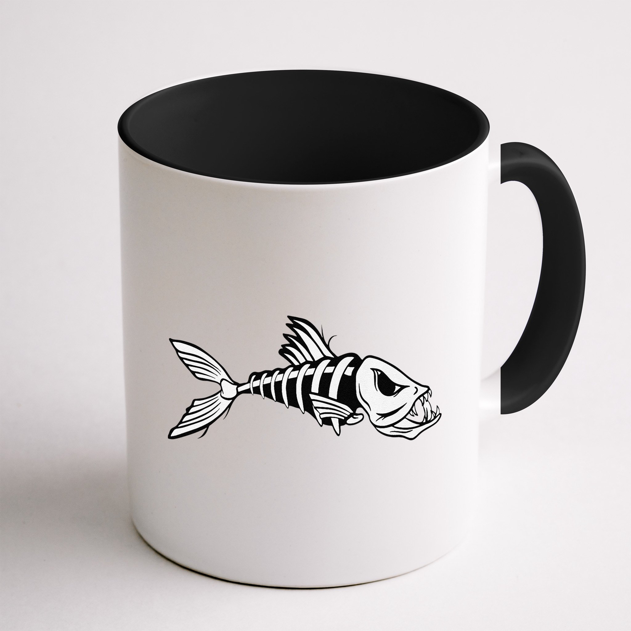 Dead Fish Skeleton Fishing Mug