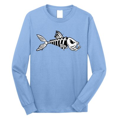 Dead Fish Skeleton Fishing Long Sleeve Shirt