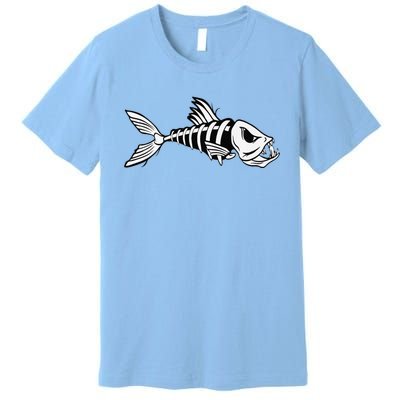 Dead Fish Skeleton Fishing Premium T-Shirt