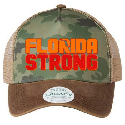Distressed Florida Strong Legacy Tie Dye Trucker Hat