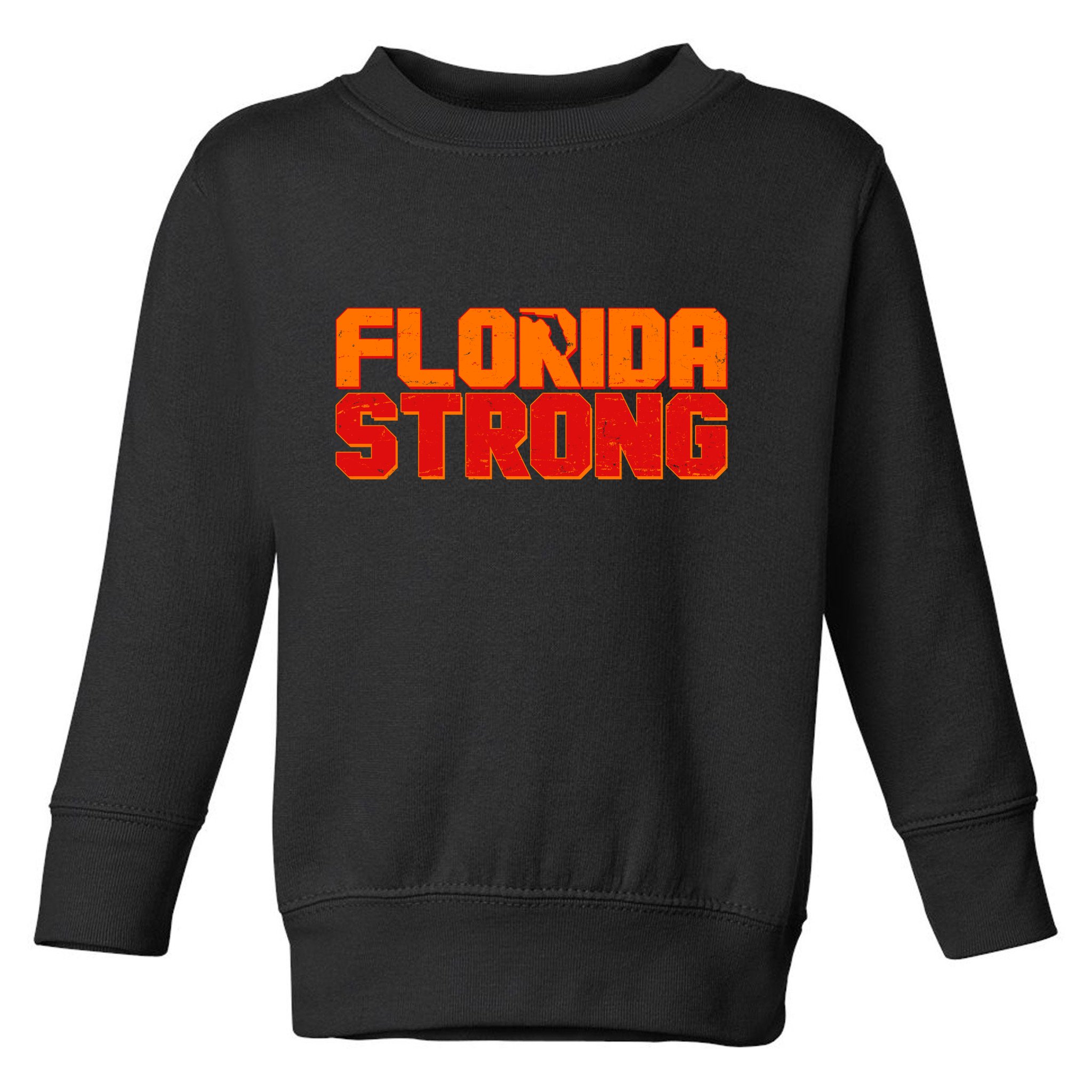 Distressed Florida Strong Toddler Sweatshirt