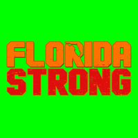 Distressed Florida Strong Button