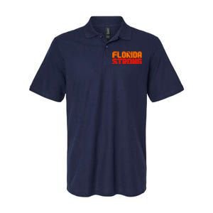 Distressed Florida Strong Softstyle Adult Sport Polo