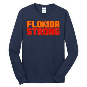 Distressed Florida Strong Tall Long Sleeve T-Shirt