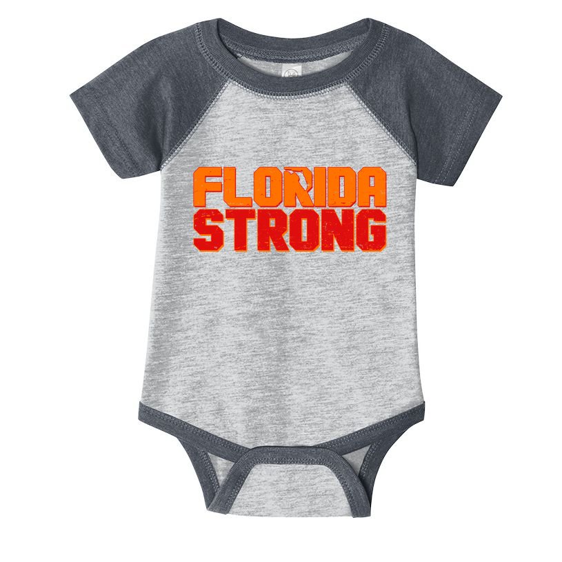 Distressed Florida Strong Infant Baby Jersey Bodysuit