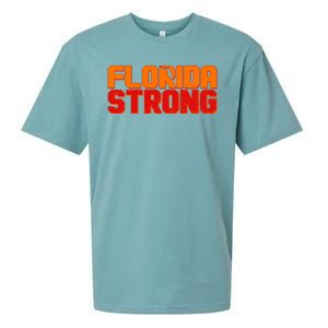 Distressed Florida Strong Sueded Cloud Jersey T-Shirt