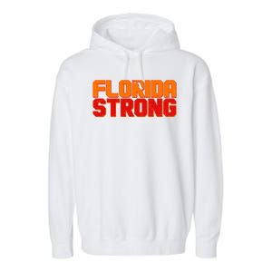 Distressed Florida Strong Garment-Dyed Fleece Hoodie