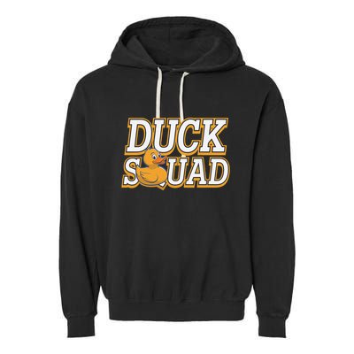 Ducky Family Squad Quacking Up Together Garment-Dyed Fleece Hoodie