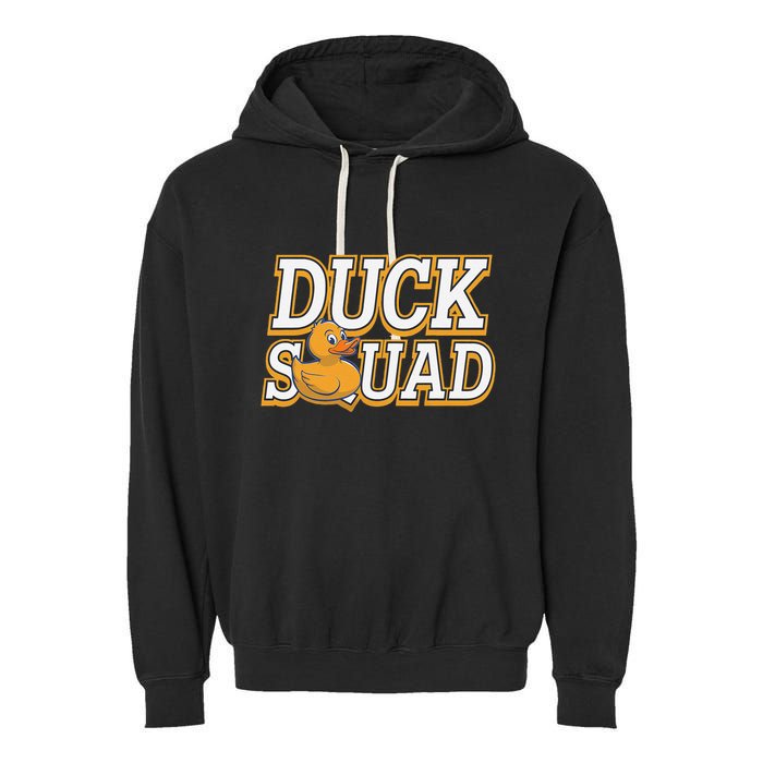 Ducky Family Squad Quacking Up Together Garment-Dyed Fleece Hoodie