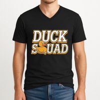 Ducky Family Squad Quacking Up Together V-Neck T-Shirt