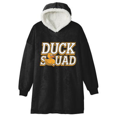Ducky Family Squad Quacking Up Together Hooded Wearable Blanket