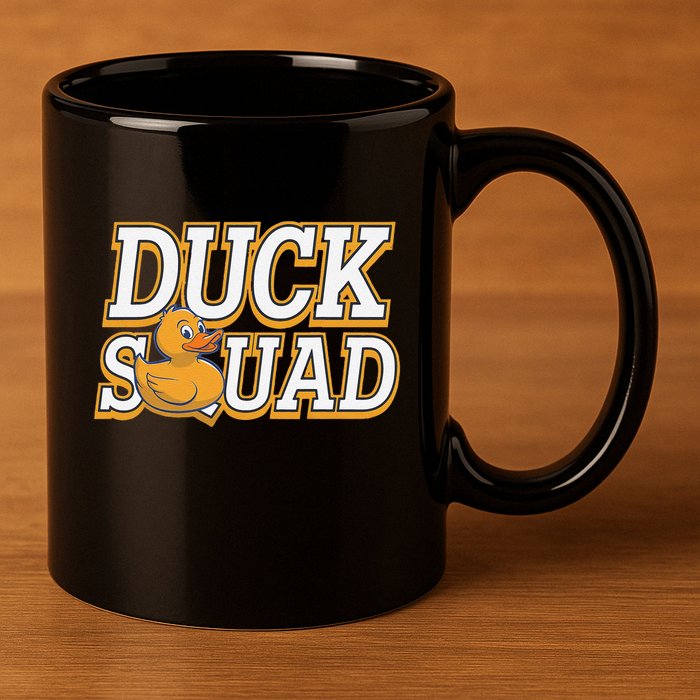 Ducky Family Squad Quacking Up Together 11oz C Handle Ceramic Mug
