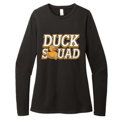 Ducky Family Squad Quacking Up Together Womens CVC Long Sleeve Shirt