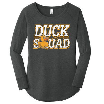 Ducky Family Squad Quacking Up Together Women's Perfect Tri Tunic Long Sleeve Shirt