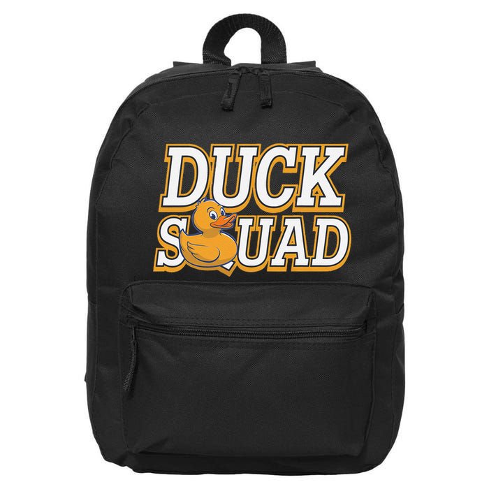 Ducky Family Squad Quacking Up Together 16 in Basic Backpack