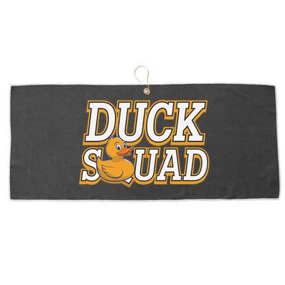 Ducky Family Squad Quacking Up Together Large Microfiber Waffle Golf Towel