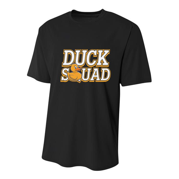 Ducky Family Squad Quacking Up Together Youth Performance Sprint T-Shirt