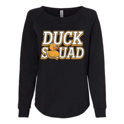 Ducky Family Squad Quacking Up Together Womens California Wash Sweatshirt