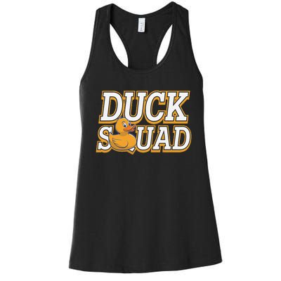 Ducky Family Squad Quacking Up Together Women's Racerback Tank