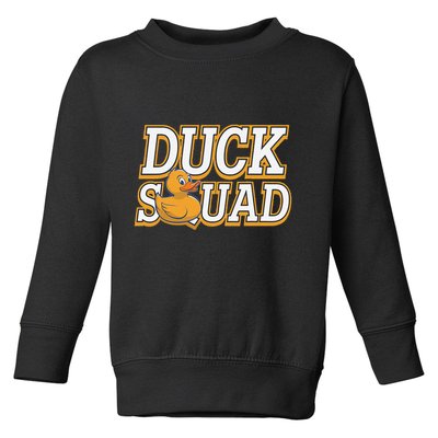 Ducky Family Squad Quacking Up Together Toddler Sweatshirt