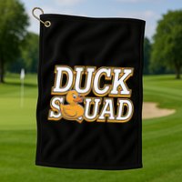 Ducky Family Squad Quacking Up Together Golf Towel