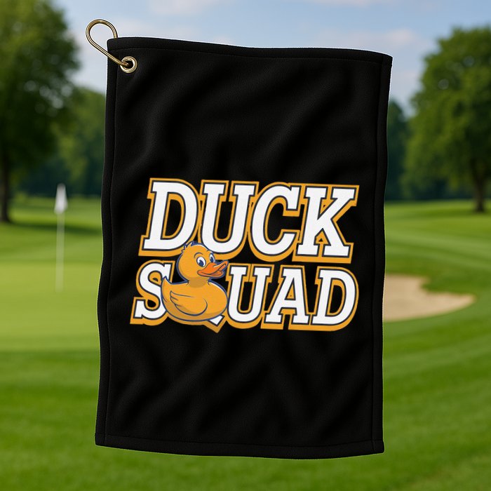 Ducky Family Squad Quacking Up Together Golf Towel