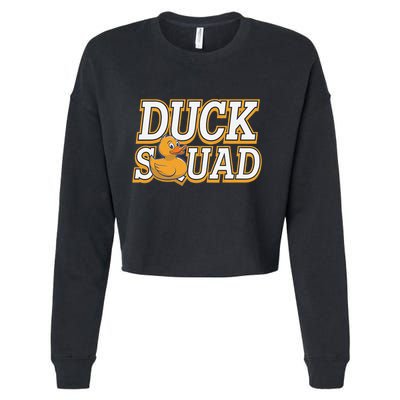 Ducky Family Squad Quacking Up Together Cropped Pullover Crew