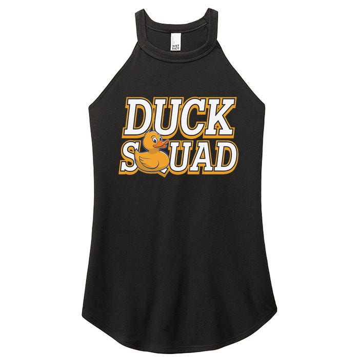 Ducky Family Squad Quacking Up Together Women's Perfect Tri Rocker Tank