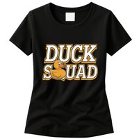 Ducky Family Squad Quacking Up Together Womens T-Shirt
