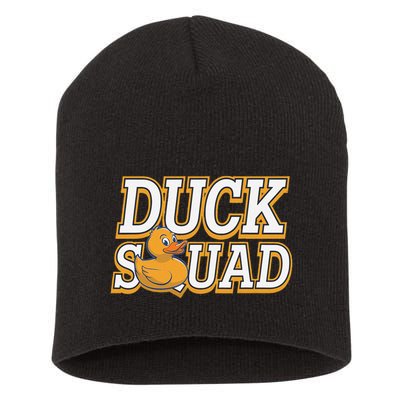 Ducky Family Squad Quacking Up Together Short Acrylic Beanie