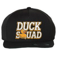 Ducky Family Squad Quacking Up Together Wool Snapback Cap