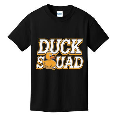 Ducky Family Squad Quacking Up Together Kids T-Shirt