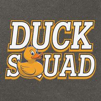 Ducky Family Squad Quacking Up Together Cotton Canvas Backpack