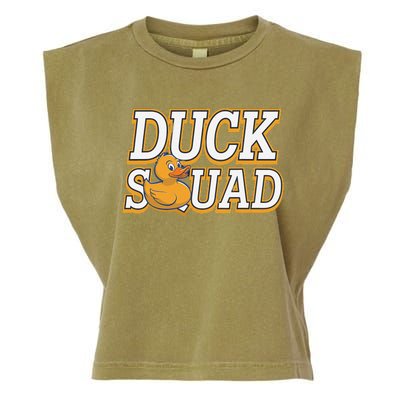 Ducky Family Squad Quacking Up Together Garment-Dyed Women's Muscle Tee