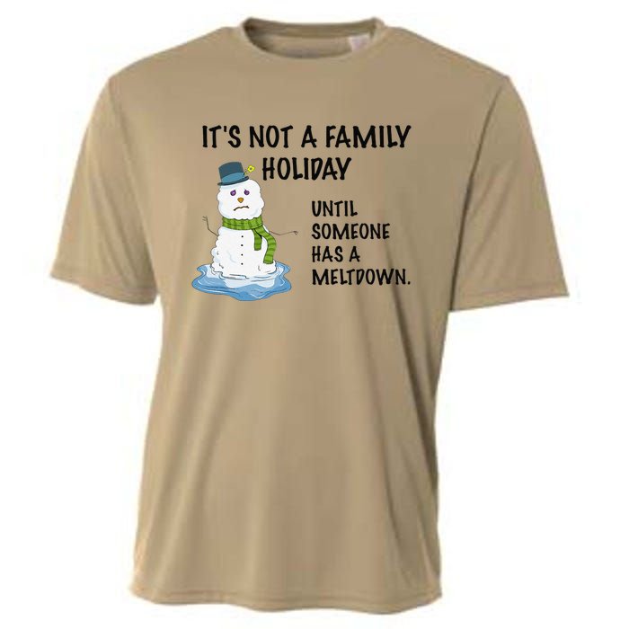 Dysfunctional Family Someone Has A Meltdown Holiday Cooling Performance Crew T-Shirt