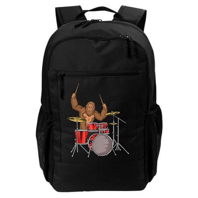 Drummer Funny Sasquatch Bigfoot Drumming Backpack