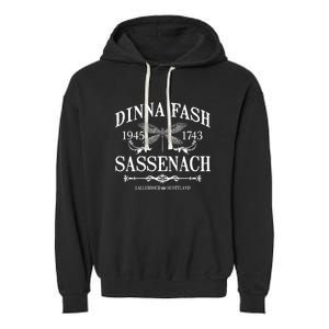 Dinna Fash Sassenach Garment-Dyed Fleece Hoodie