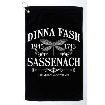Dinna Fash Sassenach Golf Towel