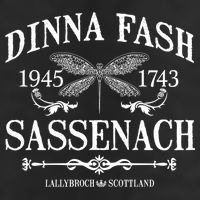 Dinna Fash Sassenach Golf Towel