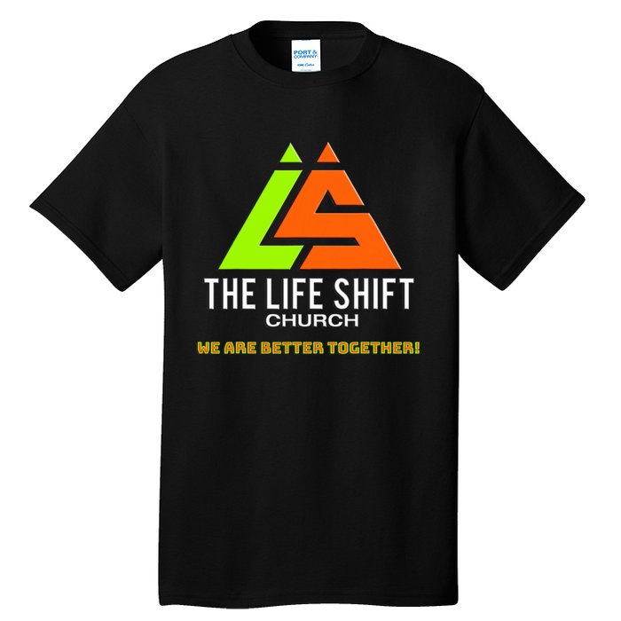 Design For The Life Shift Church Church Logo Design Tall T-Shirt