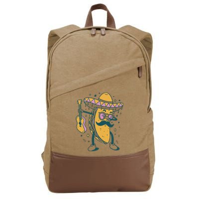 Dabbing Fiesta Taco Cotton Canvas Backpack