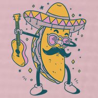 Dabbing Fiesta Taco 25L Jumbo Tote