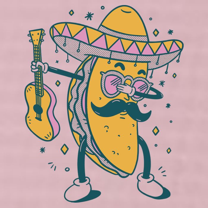 Dabbing Fiesta Taco 25L Jumbo Tote