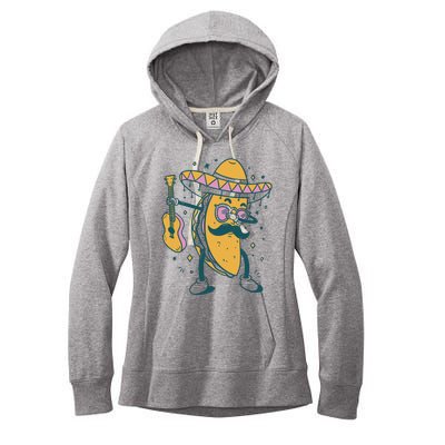 Dabbing Fiesta Taco Women's Fleece Hoodie