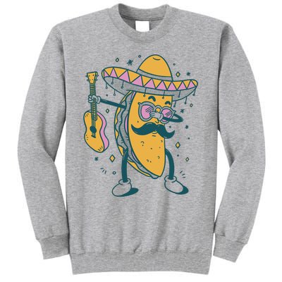 Dabbing Fiesta Taco Tall Sweatshirt