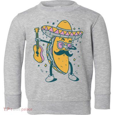 Dabbing Fiesta Taco Toddler Sweatshirt