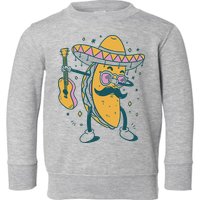 Dabbing Fiesta Taco Toddler Sweatshirt