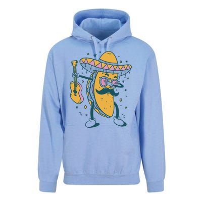 Dabbing Fiesta Taco Unisex Surf Hoodie