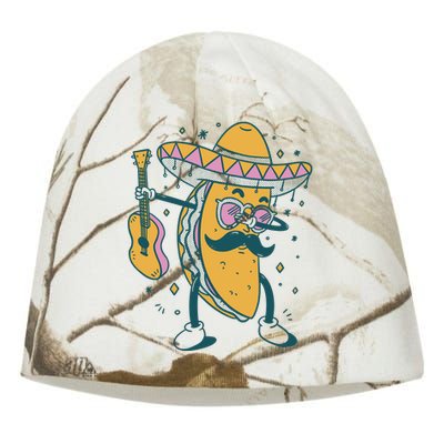 Dabbing Fiesta Taco Kati - Camo Knit Beanie